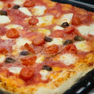 Pizza all'aloe vera digeribile
